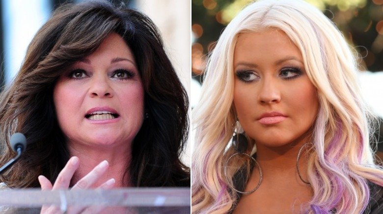 Valerie Bertinelli and Christina Aguilera