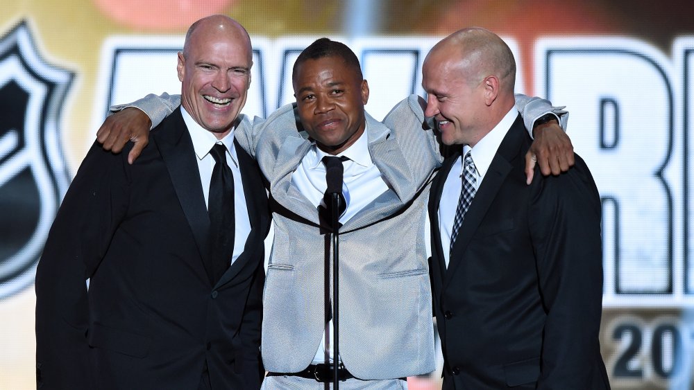 Mark Messier, Cuba Gooding Jr., Adam Graves