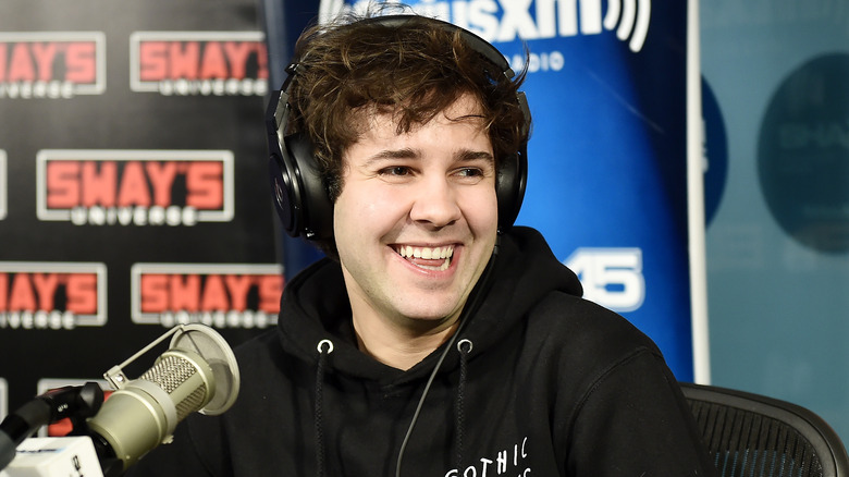 David Dobrik in a studio