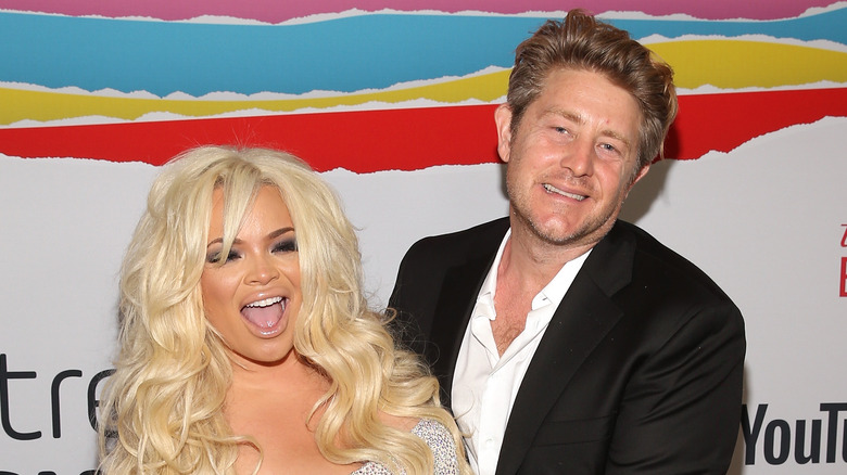 Trisha Paytas and Jason Nash smiling 