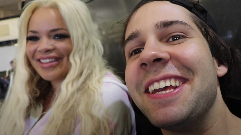 Trisha Paytas and David Dobrik smiling 