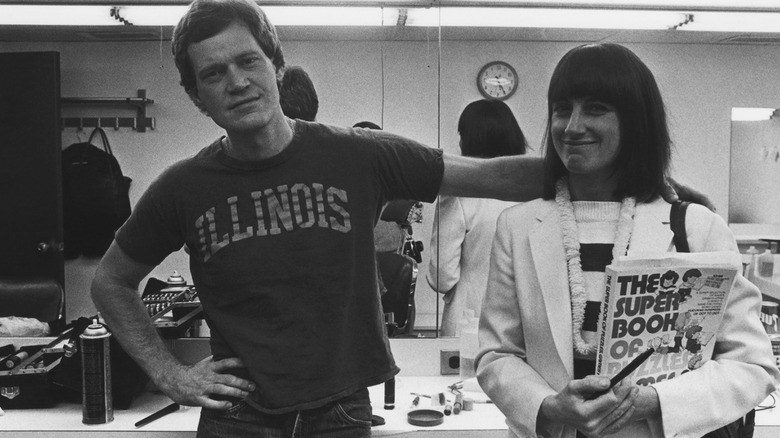 David Letterman with Merrill Markoe