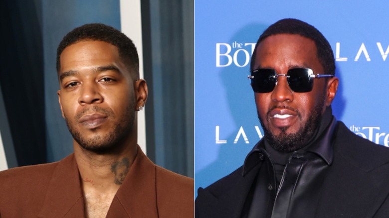 Kid Cudi, left, and Sean Combs, right