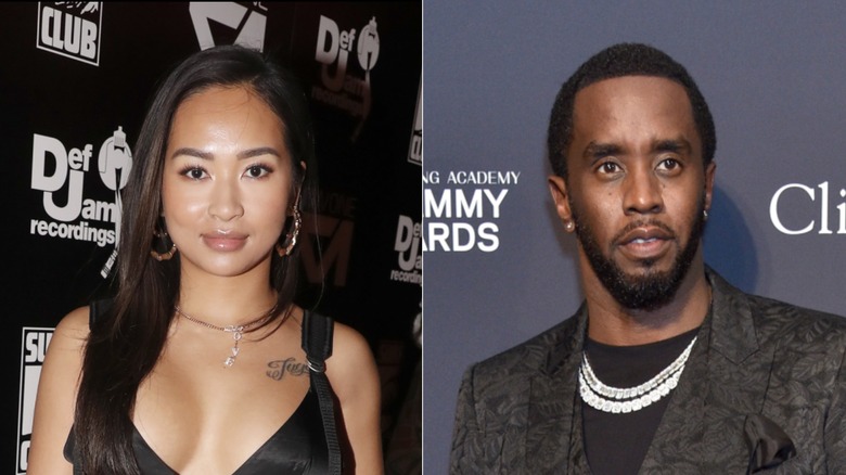 Gina Huynh, left, and Sean Combs, right