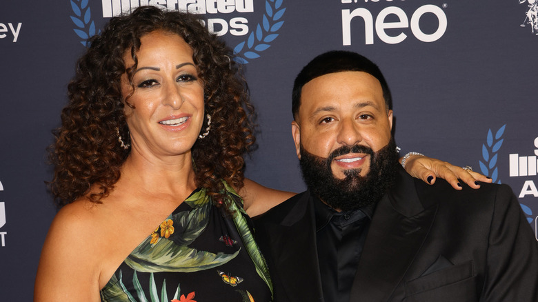 Nicole Tuck and DJ Khaled smiling