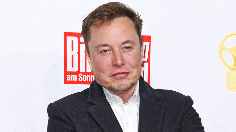 Elon Musk frowning 