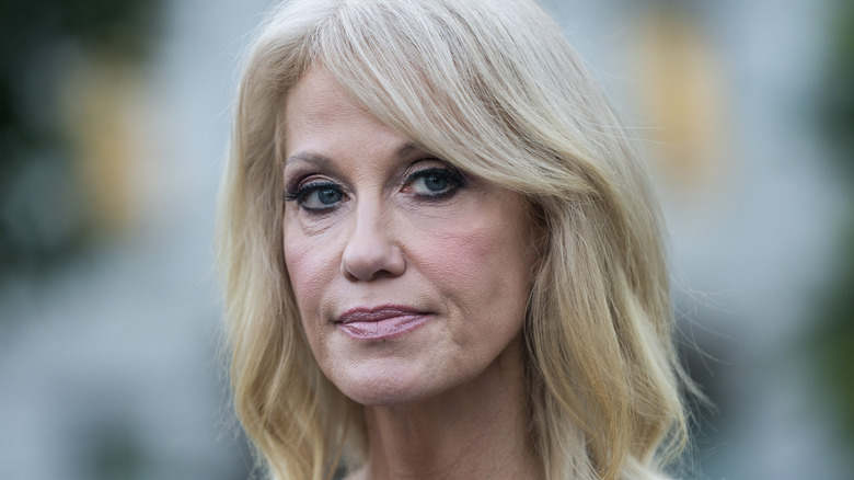 Kellyanne Conway long blond bob