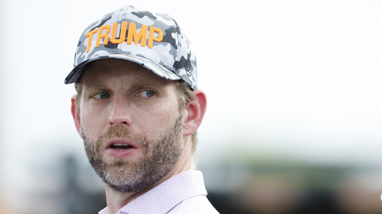 Eric Trump camouflage baseball cap