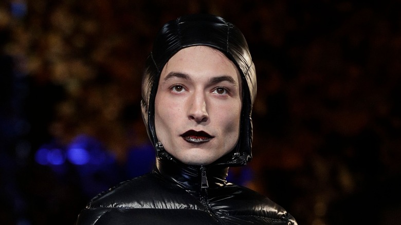 Ezra Miller posing