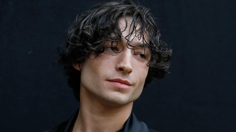 Ezra Miller posing