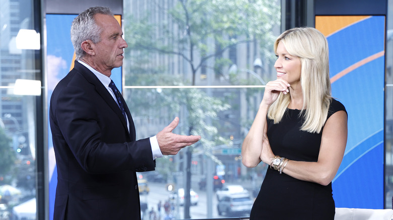 Robert F. Kennedy talking to Ainsley Earhardt