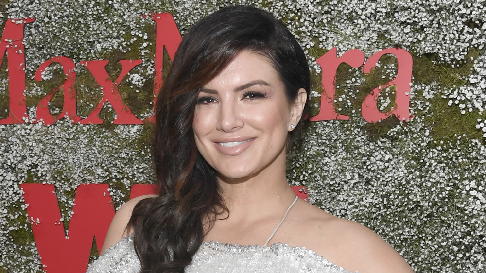 Gina Carano smiling at the 2019 Women In Film event