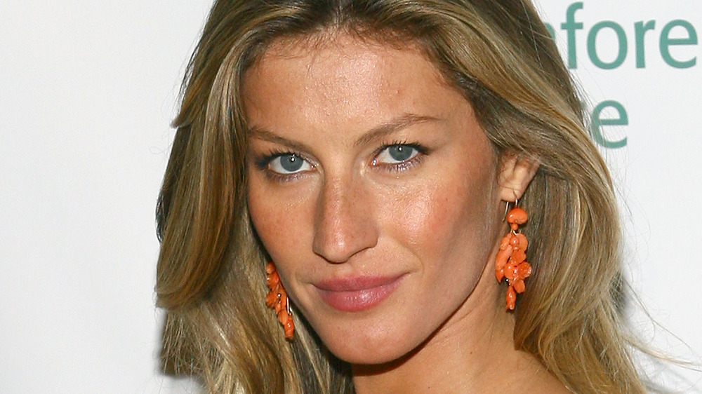 Gisele Bundchen smirking 