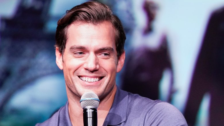 Henry Cavill promoting 'Mission Impossible: Fallout'