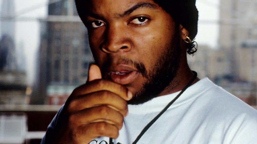 Ice Cube posing for a 1994 portrait 