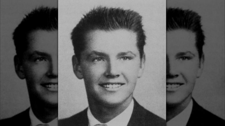 Jack Nicholson's high school yearbook photo