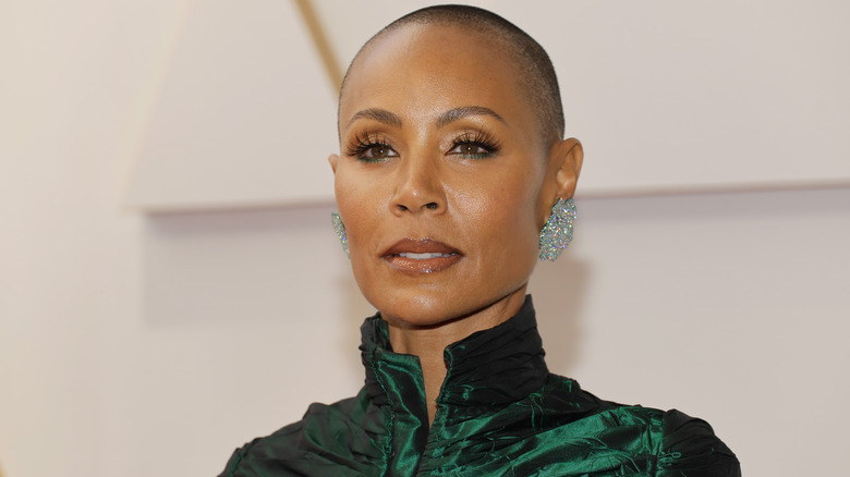 Jada Pinkett Smith, not smiling