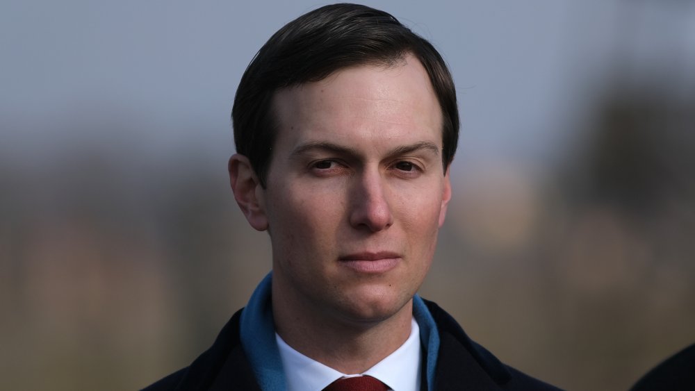 Jared Kushner arching one eyebrow