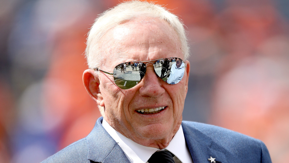 Jerry Jones in sunglasses 