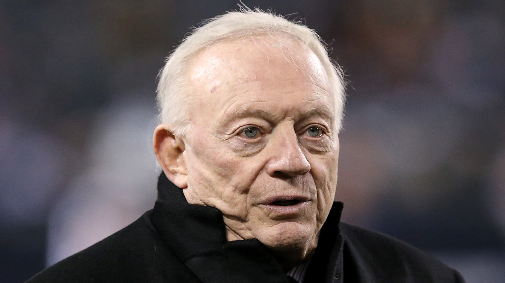 Jerry Jones in all black