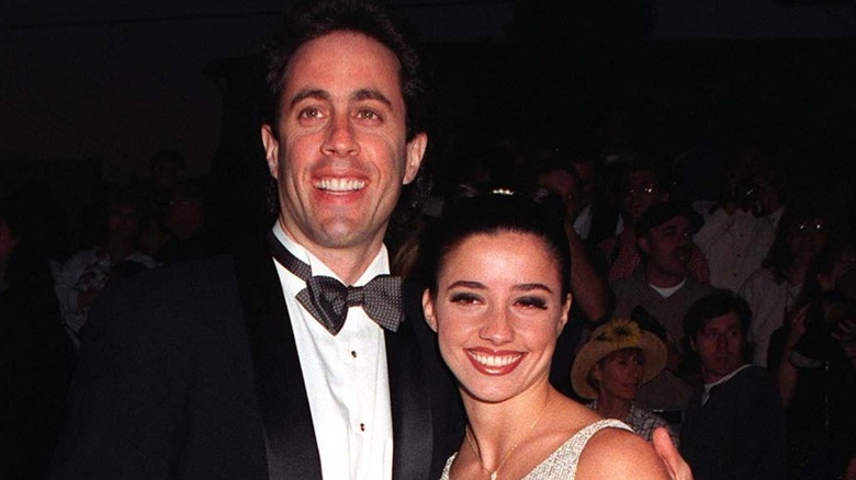 Jerry Seinfeld and Shoshanna Lonstein posing together