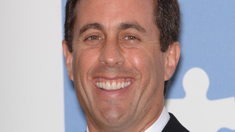 Jerry Seinfeld smiling at event