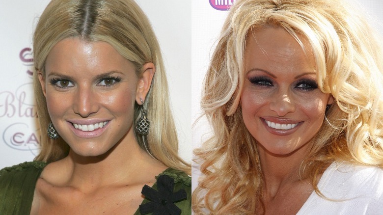 Jessica Simpson and Pamela Anderson