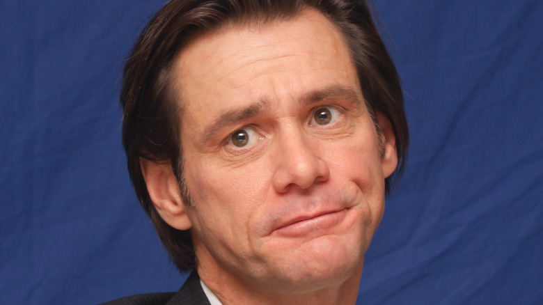 Jim Carrey frowning 