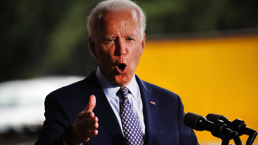 Joe Biden o face