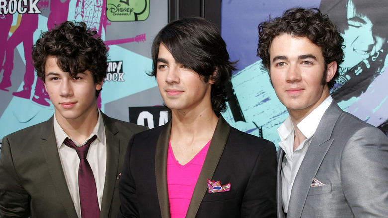 The Jonas Brothers at a Camp Rock event