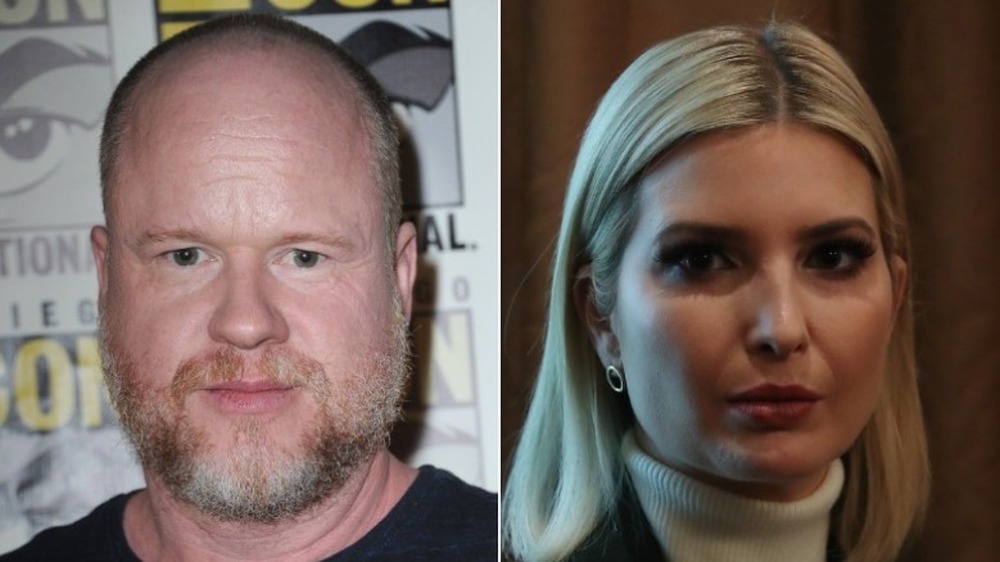 Joss Whedon and Ivanka Trump looking serious