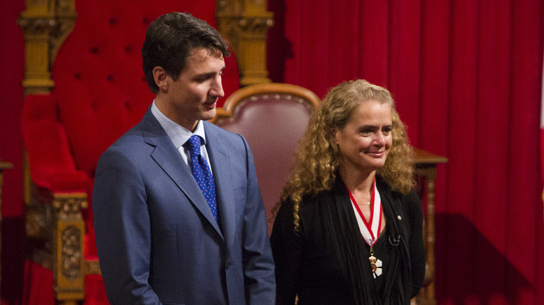 Justin Trudeau with Governor General