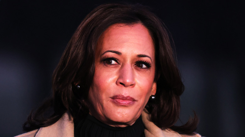 Kamala Harris smirking