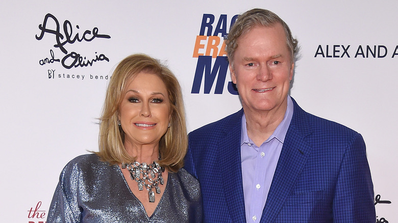 Kathy and Rick Hilton at an event, smiling