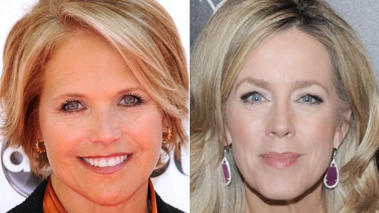 Katie Couric, Deborah Norville smiling 