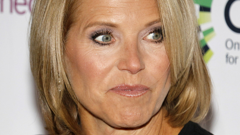 Katie Couric with bobbed haircut