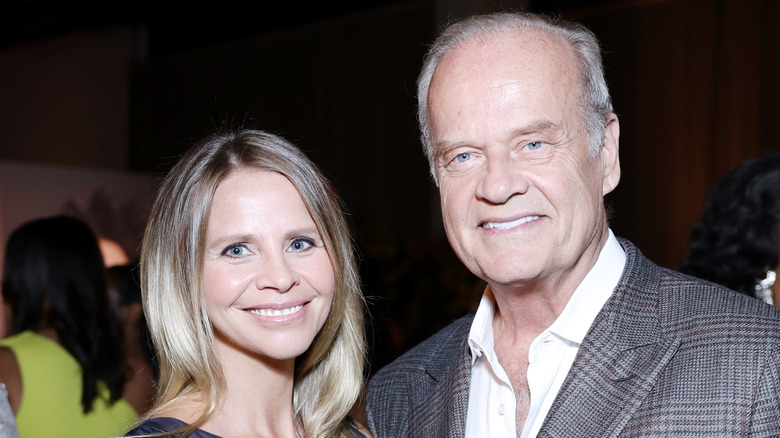 Kayte Walsh and Kelsey Grammer smiling