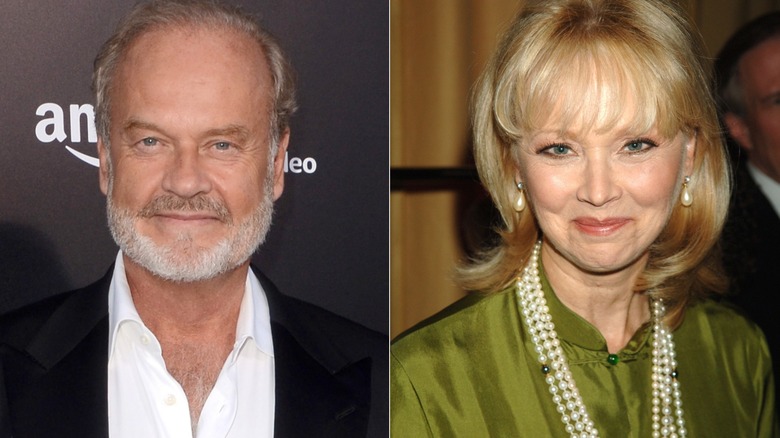 Kelsey Grammer smiling and Shelley Long smiling