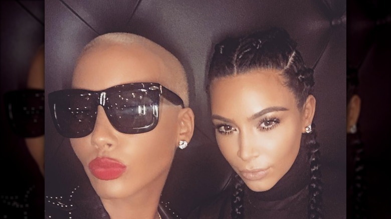 Kim Kardashian selfie with Amber Rose