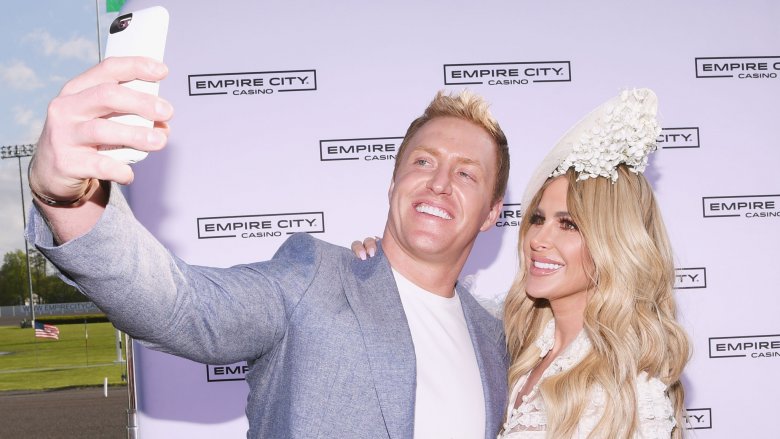 Kim Zolciak-Biermann and husband smiling