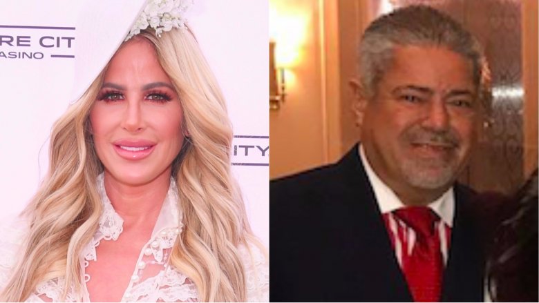 Kim Zolciak-Biermann and Big Poppa composite, both smiling