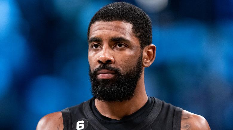 Kyrie Irving focused on the court