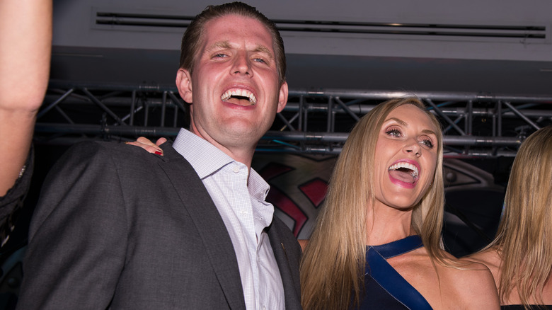 Eric and Lara Trump singing