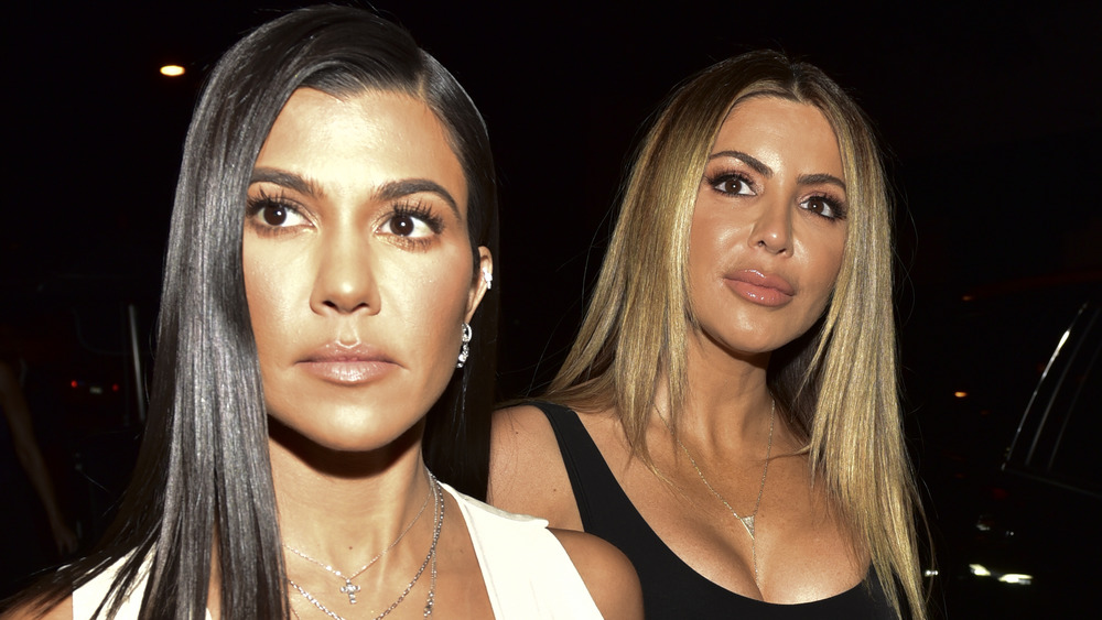 Kourtney Kardashian with Larsa Pippen