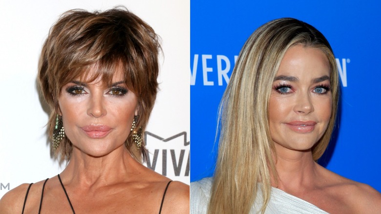 Lisa Rinna, left, and Denise Richards, right