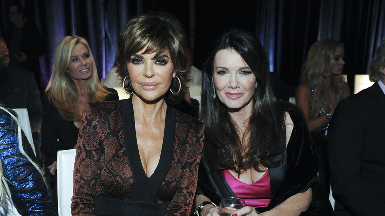 Lisa Rinna and Lisa Vanderpump posing