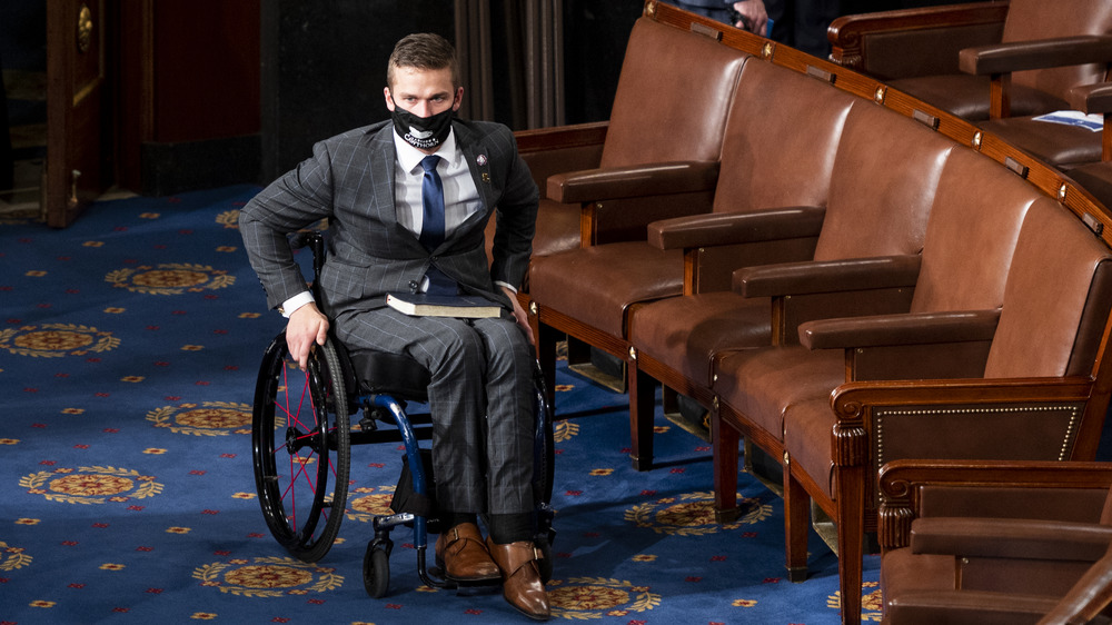 Madison Cawthorn at a Capitol hearing