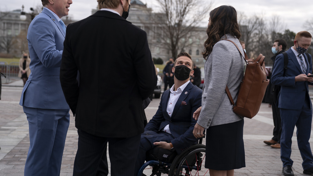 Madison Cawthorn at the Capitol on Jan. 6, 2021