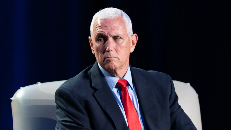 Mike Pence sitting