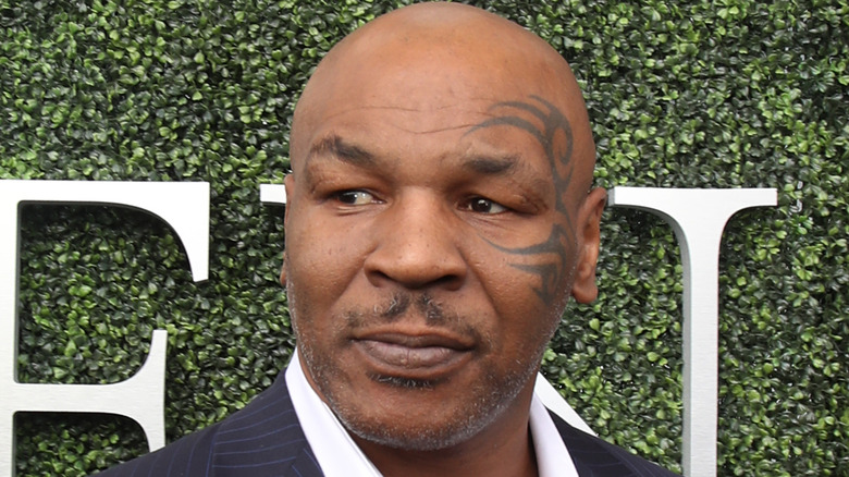 Mike Tyson looking to side